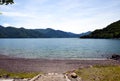 Lake ChÃÂ«zenji is a scenic lake surounded by the moutains, Japan Royalty Free Stock Photo